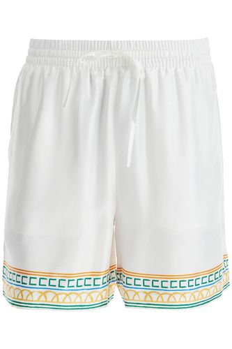 Silk Bermuda Shorts crayon Temple - Casablanca - Modalova