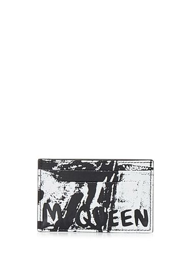 Mcqueen Graffiti Wallet - Alexander McQueen - Modalova