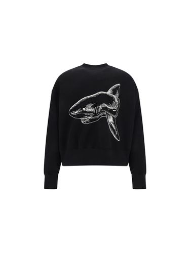 Palm Angels Split Shark Sweatshirt - Palm Angels - Modalova