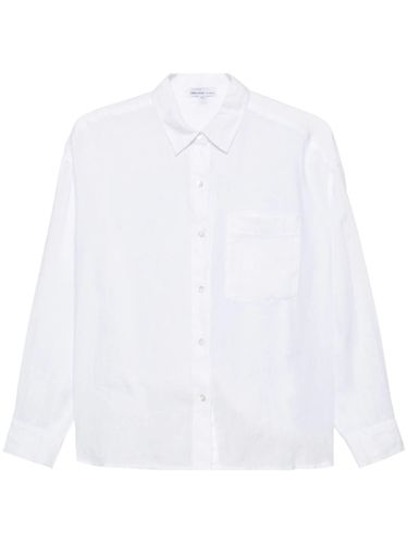 James Perse Camicia Boxi In Lino - James Perse - Modalova