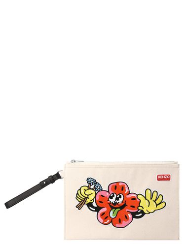 Kenzo Embroidered Clutch - Kenzo - Modalova