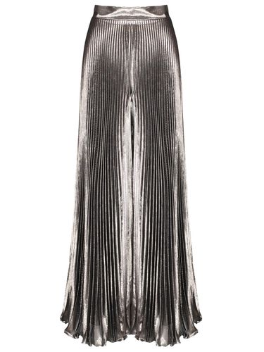 Pleated Metallic Trousers - Max Mara Pianoforte - Modalova