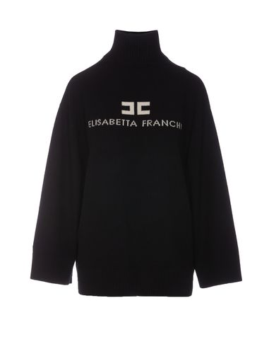 Elisabetta Franchi Logo Sweater - Elisabetta Franchi - Modalova