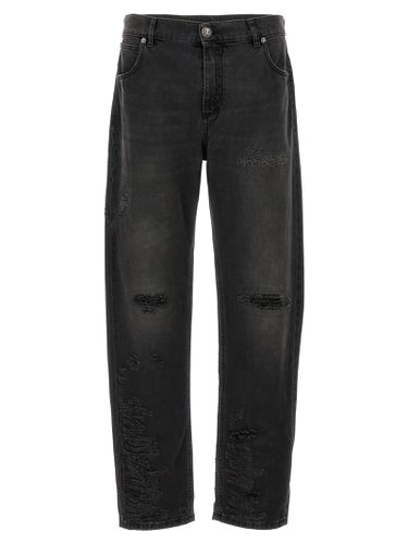 Balmain Destroyed Jeans - Balmain - Modalova