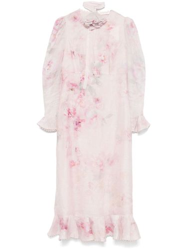 Zimmermann Crush Flower Midi Dress - Zimmermann - Modalova