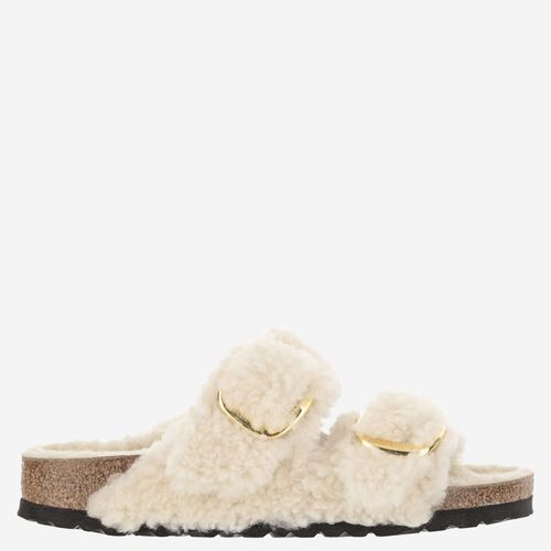 Arizona Big Buckle Shearling Teddy Sandals - Birkenstock - Modalova