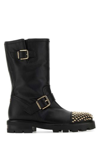 Black Leather Biker Ii Boots - Jimmy Choo - Modalova