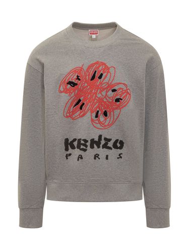 Kenzo Drawn Varsity Sweatshirt - Kenzo - Modalova