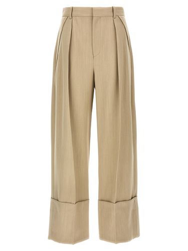 Victoria Beckham Maxi Turn-up Pants - Victoria Beckham - Modalova