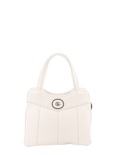 Chalk Leather Small Petite Gg Handbag - Gucci - Modalova