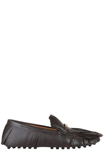 Logo Engraved Tassel Detailed Loafers - Tod's - Modalova