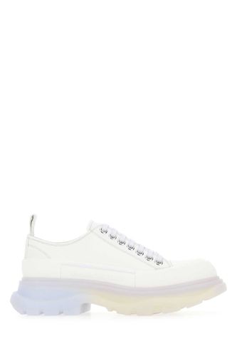 Chalk Canvas Tread Slick Sneakers - Alexander McQueen - Modalova