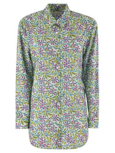 Floral-printed Button-up Shirt - MC2 Saint Barth - Modalova