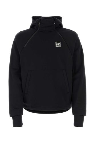 Blck Stretch Nylon Pa Ski Club Ski Sweatshirt - Palm Angels - Modalova