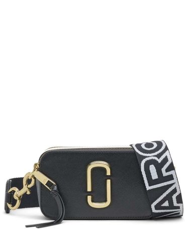 The Snapshot Shoulder Bag With Metal Logo At The Front In Leather Woman - Marc Jacobs - Modalova