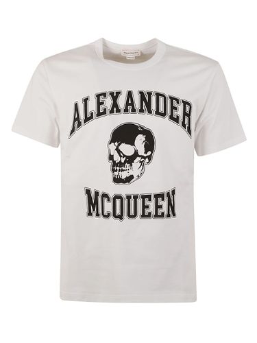 Skull Logo T-shirt - Alexander McQueen - Modalova