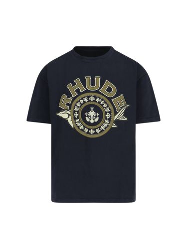 Rhude Logo T-shirt - Rhude - Modalova