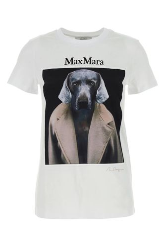 White Cotton Cipria T-shirt - Max Mara - Modalova