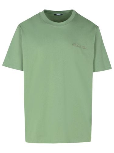 Balmain Green Cotton T-shirt - Balmain - Modalova