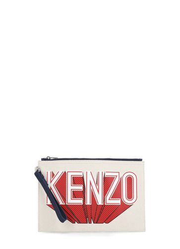 Kenzo Clutch Bag With Logo - Kenzo - Modalova