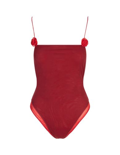 Merlot One- Piece Swimwear In Mesh - Oseree - Modalova