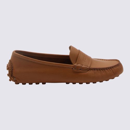 Ferragamo Brown Leather Loafers - Ferragamo - Modalova
