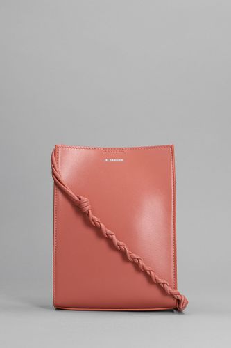 Dark Rose Leather Small Tangle Crossbody Bag - Jil Sander - Modalova