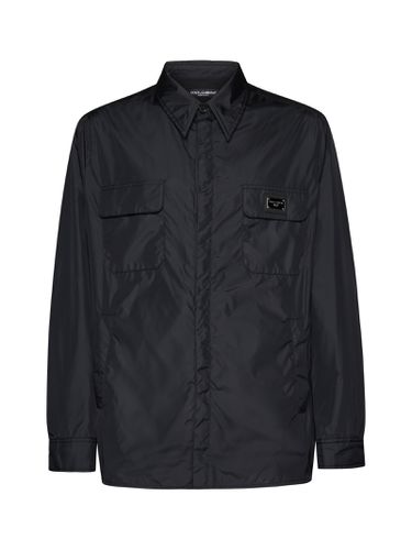 Dolce & Gabbana Black Nylon Shirt - Dolce & Gabbana - Modalova