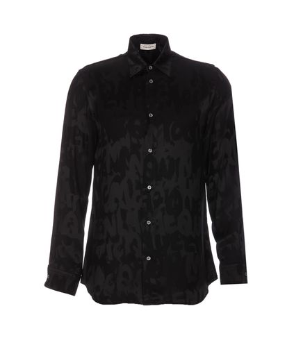 Mcqueen Graffiti Shirt - Alexander McQueen - Modalova