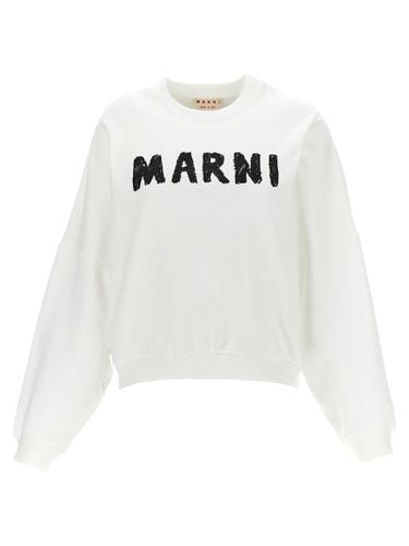 Marni Crayon Logo Print Sweatshirt - Marni - Modalova