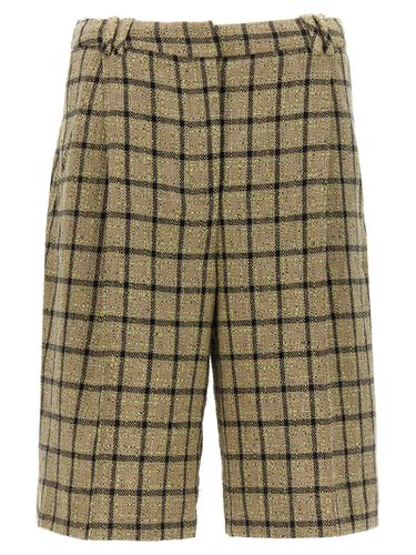 Ganni Check Bermuda Shorts - Ganni - Modalova