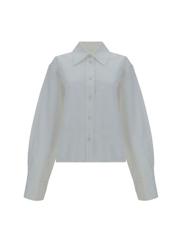 Crop Boxy Shirt In White Poplin - Jil Sander - Modalova