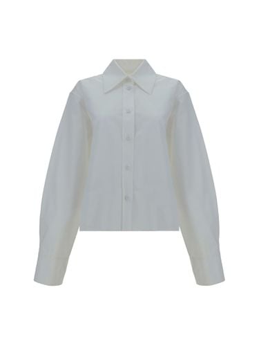 Crop Boxy Shirt In White Poplin - Jil Sander - Modalova