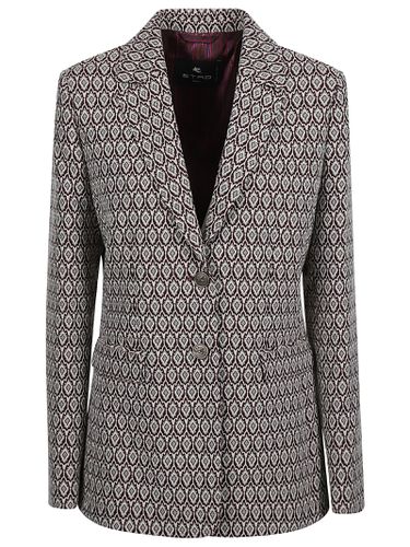 Etro Two-button Monogram Blazer - Etro - Modalova