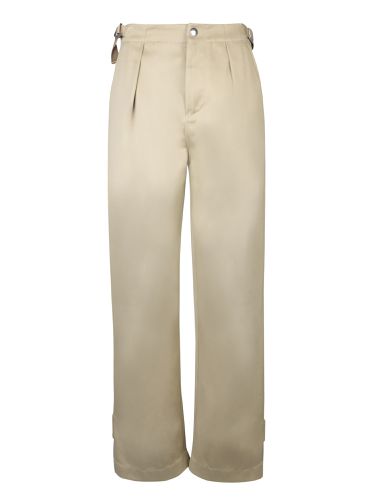 Burberry Cotton Satin Pants - Burberry - Modalova