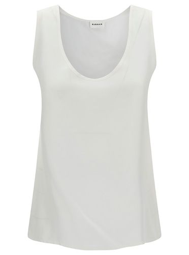 Tank Top With Plunging U Neckline In Polyamide Woman - Parosh - Modalova