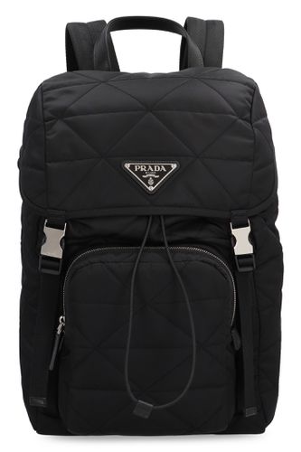 Prada Logo Detail Re-nylon Backpack - Prada - Modalova