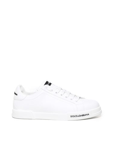 Portofino Leather Sneakers - Dolce & Gabbana - Modalova