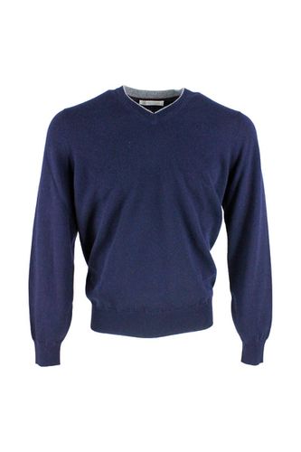 Cashmere V-neck Sweater - Brunello Cucinelli - Modalova