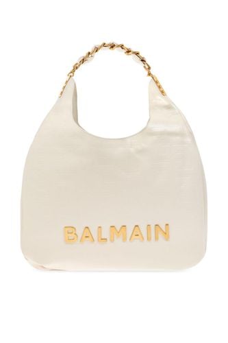 Logo Detailed Chain Shoulder Bag - Balmain - Modalova