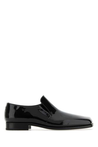 Prada Black Leather Slip Ons - Prada - Modalova