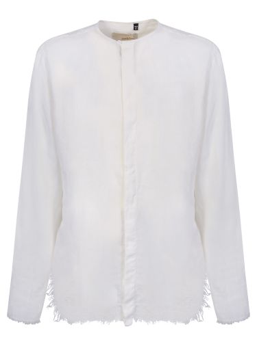 Costumein Frayed Edges White Shirt - costumein - Modalova