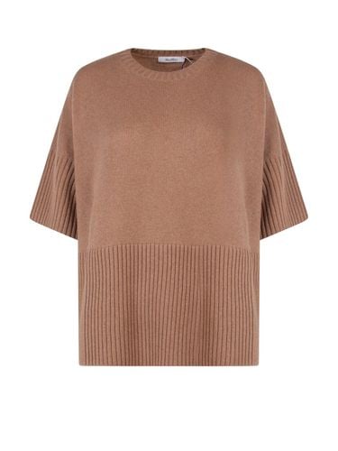 Oversized Crewneck Knitted T-shirt - Max Mara - Modalova