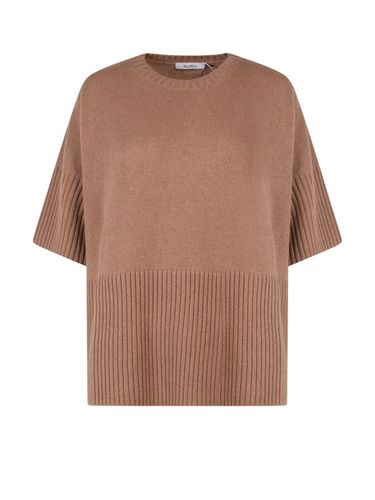 Oversized Crewneck Knitted T-shirt - Max Mara - Modalova