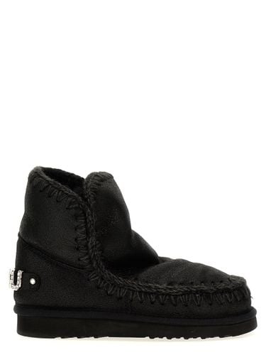 Eskimo 18 Rhinestone Logo Ankle Boots - Mou - Modalova