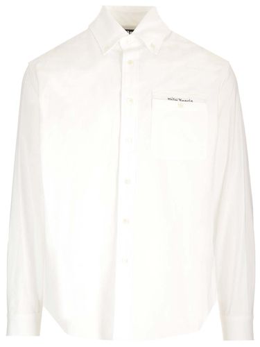 Palm Angels White Shirt With Pocket - Palm Angels - Modalova