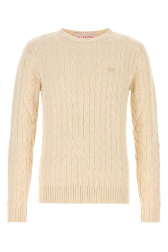 Cream Cashmere Sweater - Valentino Garavani - Modalova