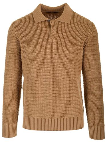 Tagliatore Wool Polo Shirt - Tagliatore - Modalova