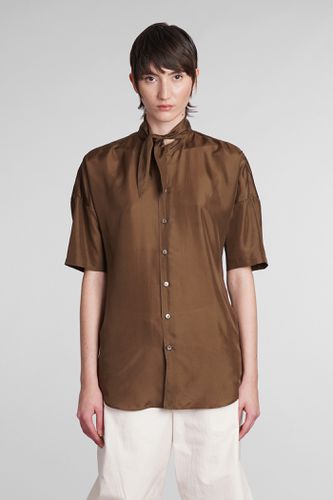 Lemaire Shirt In Brown Silk - Lemaire - Modalova