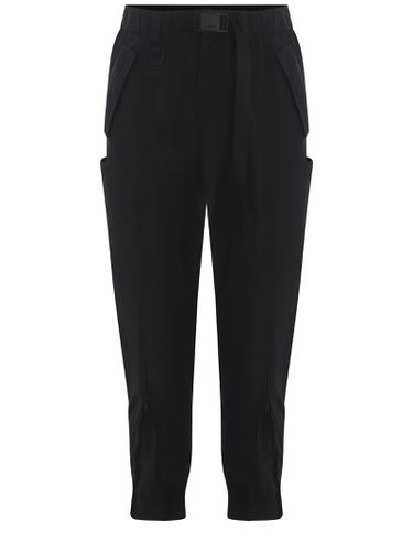 Y-3 Black Cotton Pants - Y-3 - Modalova